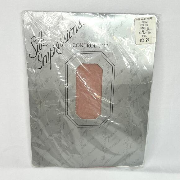 Vintage Silk Impressions Opal Control Top Pantyhose - Picture 1 of 5